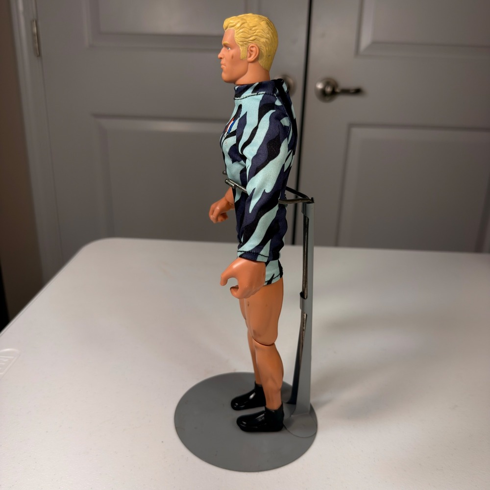 Vintage GI Joe Wet Suit Scuba Diver Action Figure Hasbro 1996 12 Inch Blonde - Picture 2 of 9